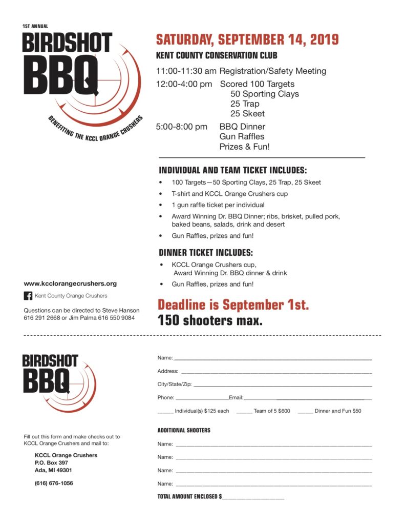 Birdshot BBQ Registration