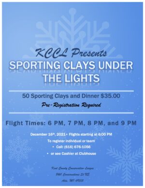 KCCL Sporting Clays Under The Lights - December 16th